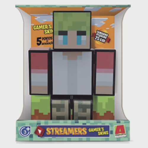 Boneco Streamers - George - Minecraft - Algazarra. em Promoção na Americanas