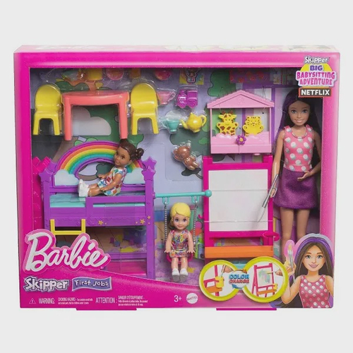 Boneca - Barbie Skipper Babysitter - Passeio no Parque (HHB68) MATTEL