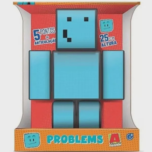 Kit 3 Bonecos Minecraft Problems Athos E Lopers 25 Cm