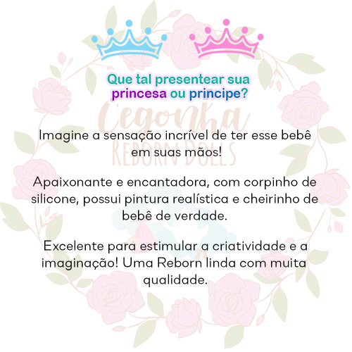 Bebe Reborn Princesa Recém Nascida, Silicone Princesa em Promoção na  Americanas