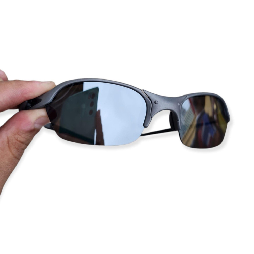 Oculos De Sol Oakley Juliet Original Prata Lente Espelhada