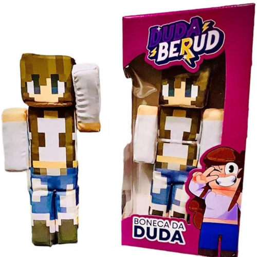 Boneco Athos Minecraft Streamers 35 Cm Jogo Lançamento 2023