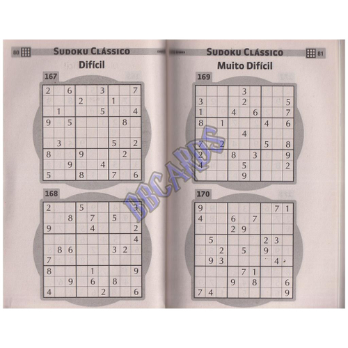 Sudoku 5 Volumes + 1,3 Mil Jogos Coquetel Fácil Médio em Promoção na  Americanas