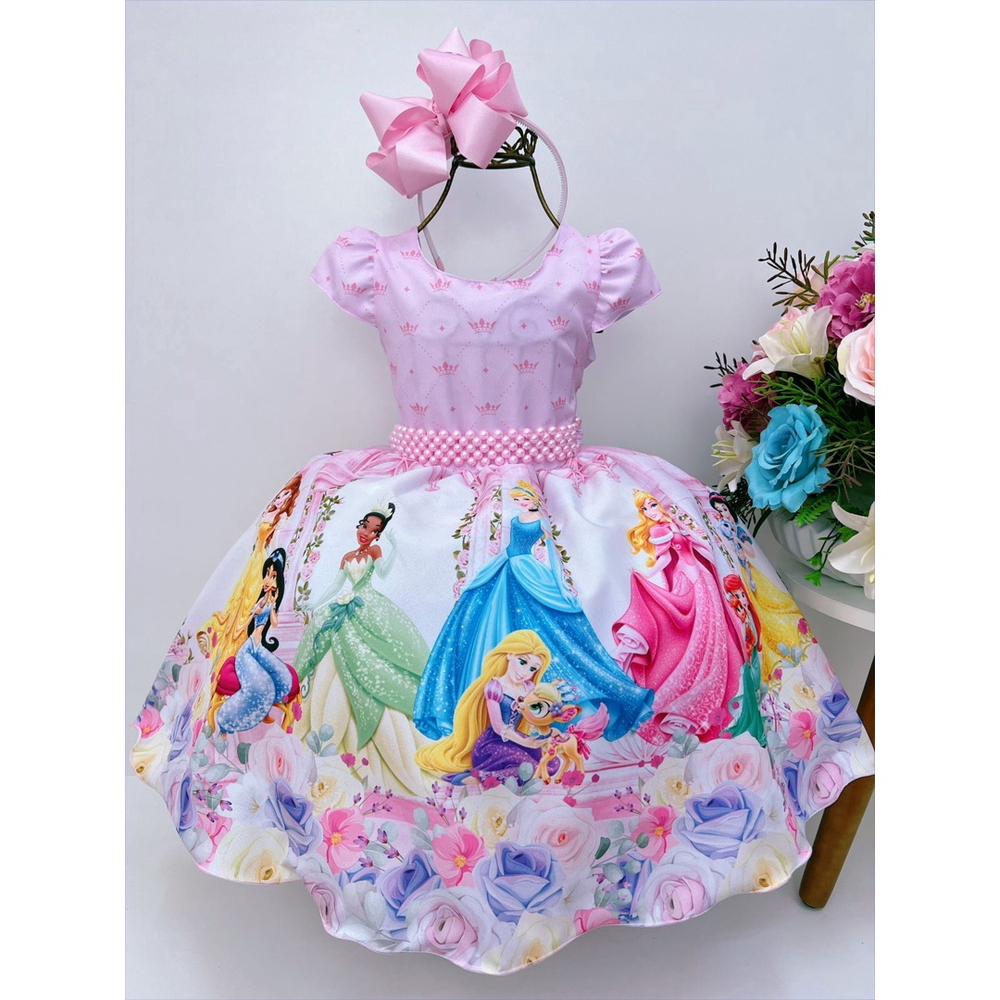 Vestido Infantil Da Cinderela de Luxo Temático Princesa Aniversário em  Promoção na Americanas