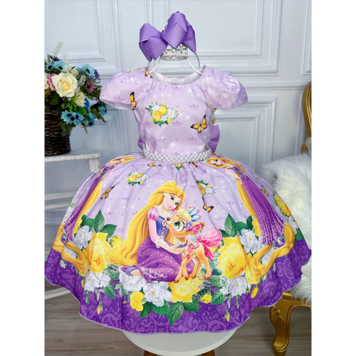 Vestido sales infantil rapunzel