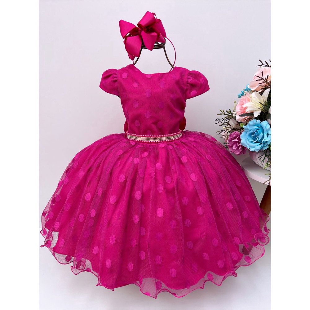 Vestido de festa da Barbie