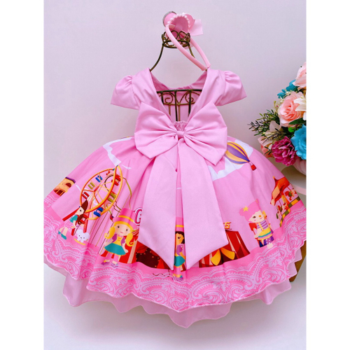 Vestido best sale infantil circo