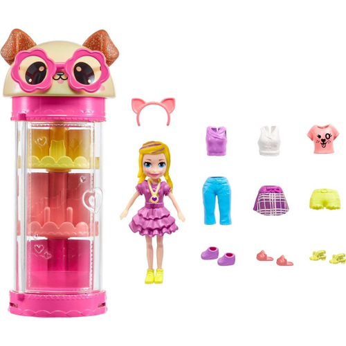 Playset Polly Pocket com Mini Bonecas - Aniversário Cachorrinho - Estojo -  Mattel em Promoção na Americanas