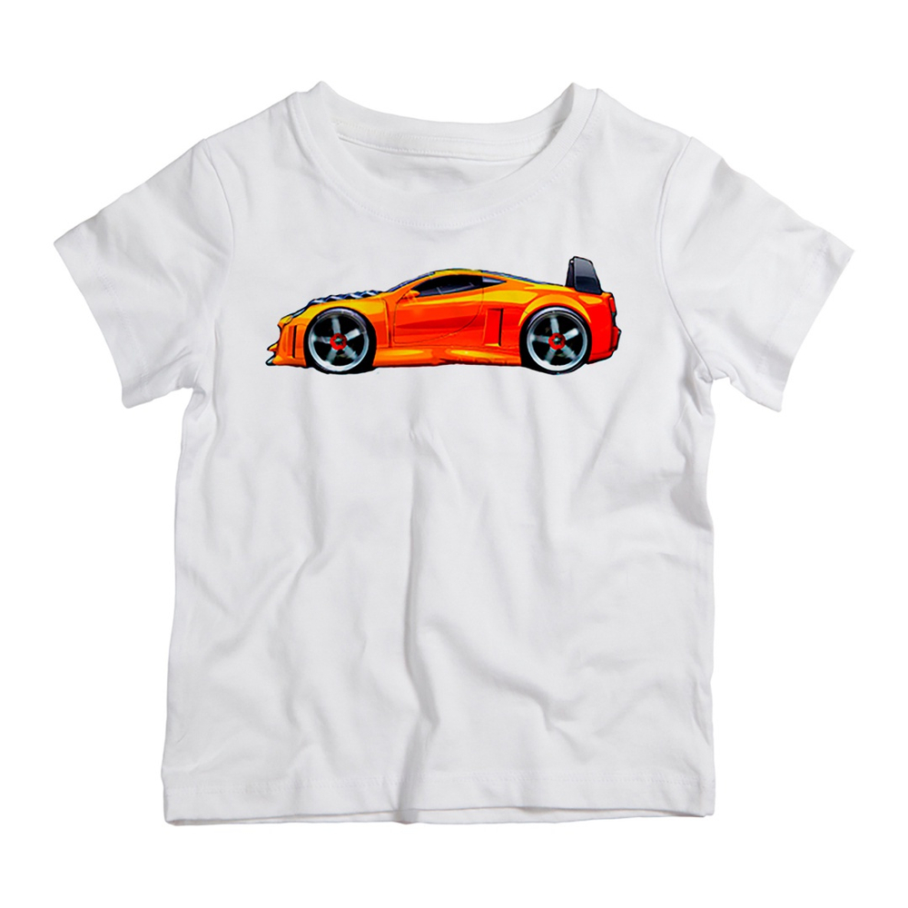 Camiseta Infantil Carro de Corrida