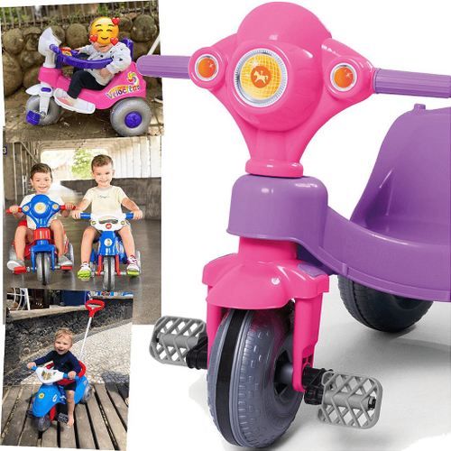 Carrinho Passeio Motoca Infantil Calesita Velocita Lilas no Shoptime