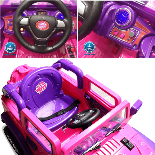 Jipe Elétrico Rally Rosa/Pink 12v com controle remoto - Belfix na  Americanas Empresas