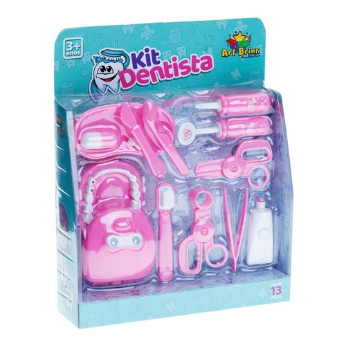 Kit Dentista Completo Meninas Infantil de 13 Peças - Shop Macrozao