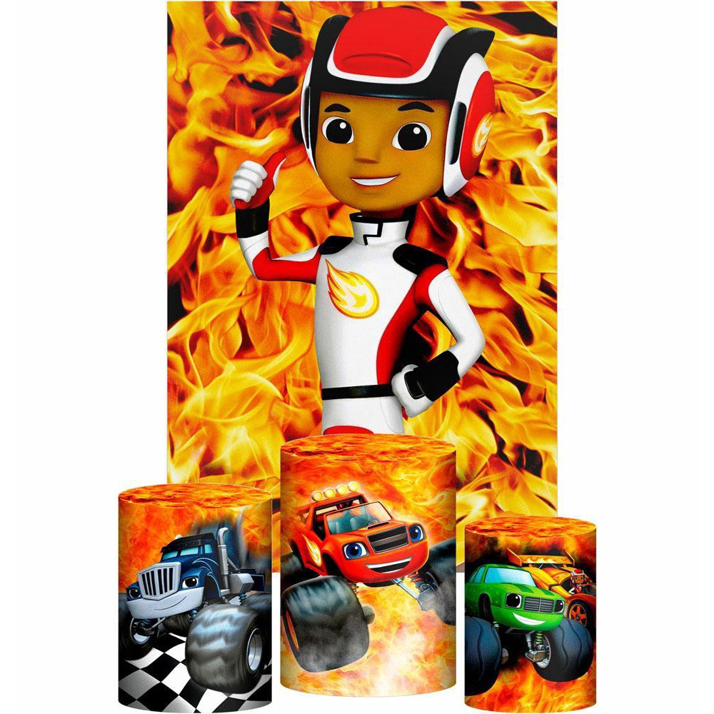 Kit Capa Painel + Trio Cilindros Blaze Monster, Loja