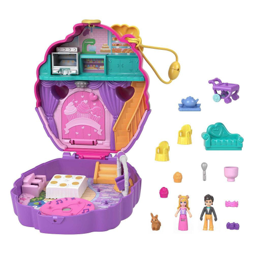 Playset e Mini Boneca - Polly Pocket - Casa do Lago da Polly - Mattel - Ri  Happy