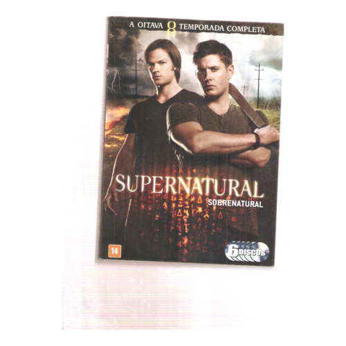 Blu-ray - Supernatural - 8ª Temporada Completa (4 Discos)