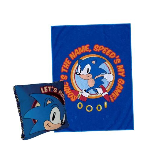 Almofada 3d Sonic Ouriço Azul Jogo Nintendo Game Sega Tails em Promoção na  Americanas