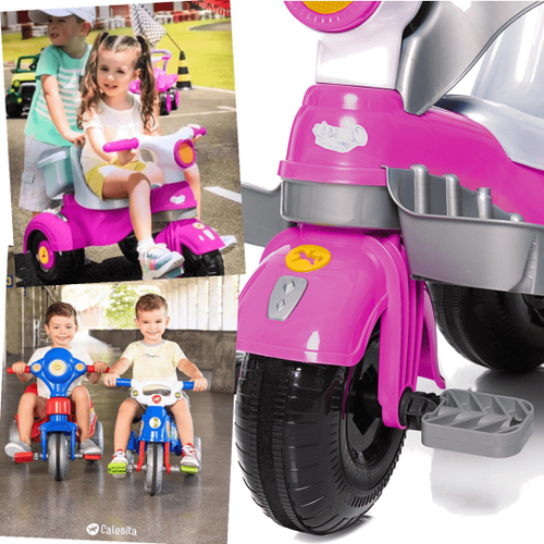 Triciclo Infantil Velocita Classic Rosa - Calesita 994