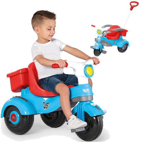 Triciclo infantil com empurrador E protetor 1-3 anos velocita calesita em  Promoção na Americanas