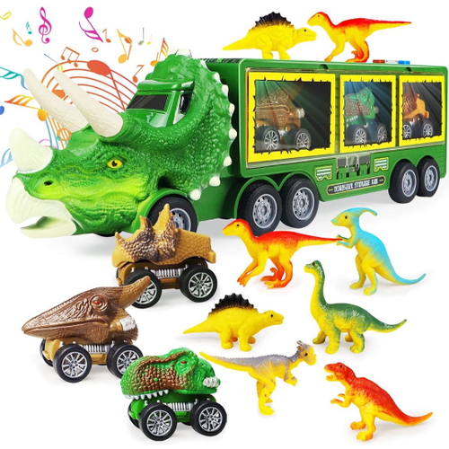 Caminhão Dinossauro - Dinosaur Car Playset Brinquedos para