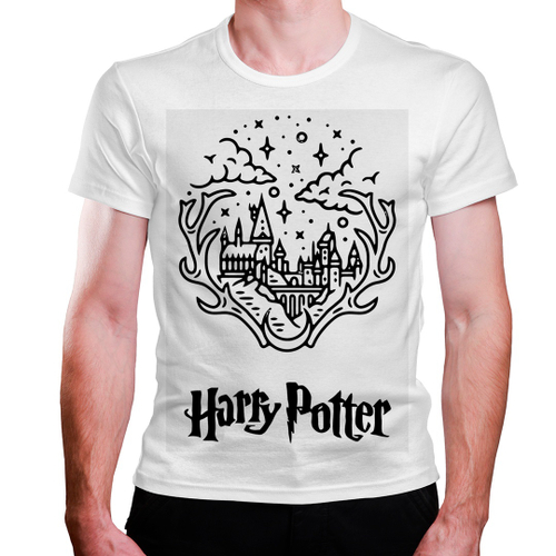 Camiseta Branca Harry Potter Feitiços de Hogwarts em Promoção na Americanas