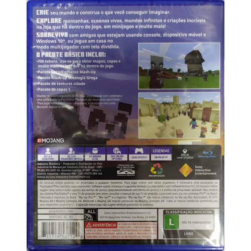 Jogo Game Minecraft - PS4 em Promoção na Americanas