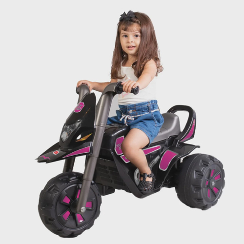 Triciclo Infantil Eletrico 6V Velotri 3 em 1 Menino - Calesita 1023