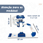 Super Pista Double Park Speedster com Helicoptero - Polibrinq em Promoção  na Americanas