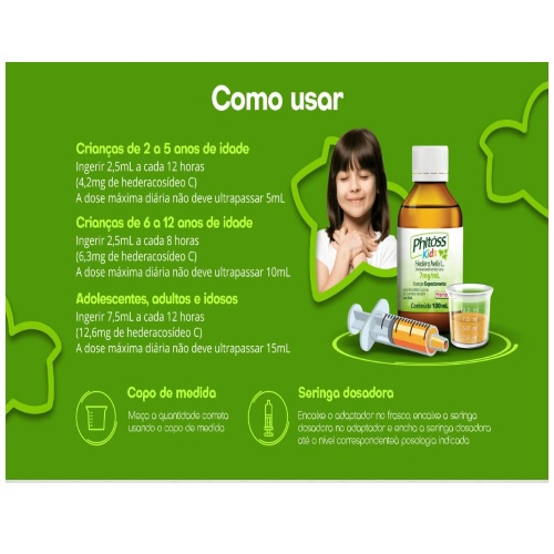 Xarope Expectorante Tosse Phitóss Kids 100ml + 2a Brasterápia em Promoção  na Americanas