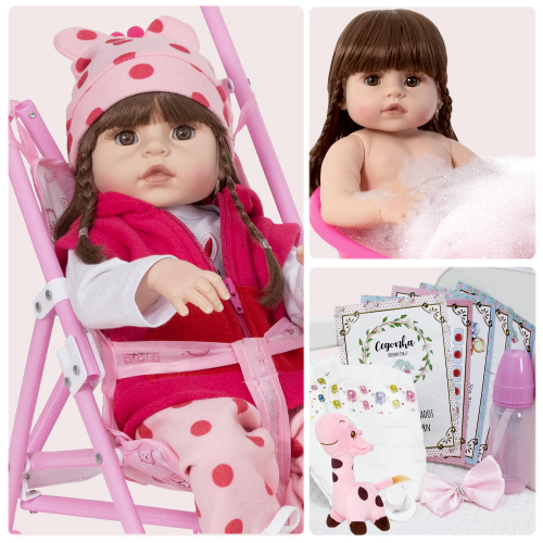 Bebê Reborn Princesa Menina Pode Tomar Banho Magazine Luiza - Cegonha Reborn  Dolls - Boneca Reborn - Magazine Luiza