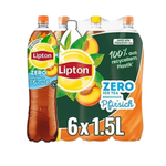 Kit 6 Unid Chá Lipton Ice Tea Pêssego Zero Açúcar 1,5 L