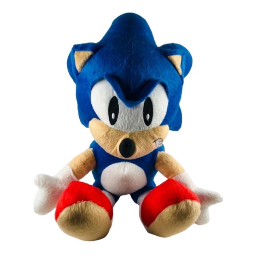 Boneco Sonic Ouriço de pelúcia 50cm (Azul)