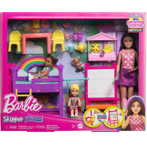 Boneca - Barbie Skipper Babysitter - Passeio no Parque (HHB68) MATTEL