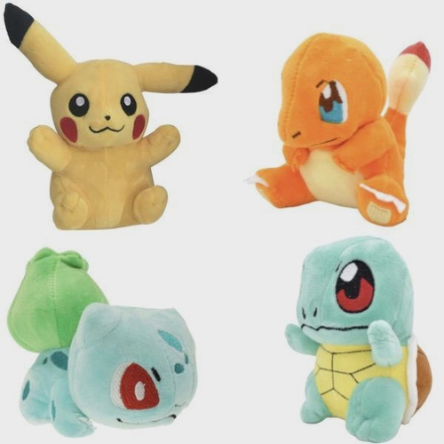 Conjunto Pokémons Água: Froakie, Wartortle, Lapras - 3 unidades - Brinquedo  Infantil