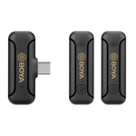 Sistema Microfone Sem Fio By-wm3t2-u2 Lapela Usb C p/ Smartphone Preto