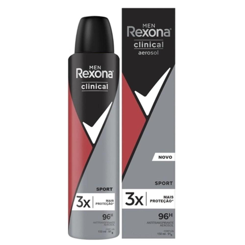 DESODORANTE AEROSOL REXONA CLINICAL MASCULINO SPORT