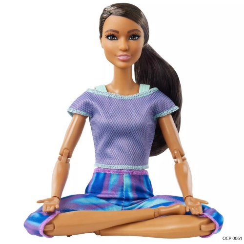 Barbie Feita para Mexer Loira Roupas Esportivas - Mattel - Boneca