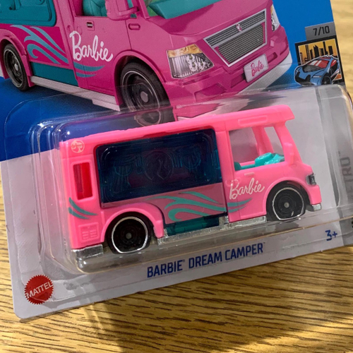 Carrinho Hot Wheels Barbie Dream Camper Pink / Raro