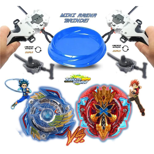 Beyblade Burst Metals Com Lançador Xcalius Xcalibur Promoção no Shoptime