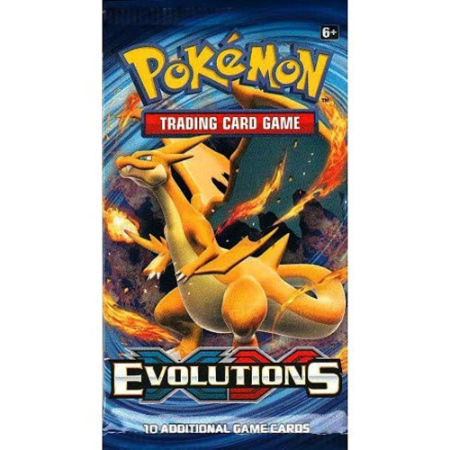 Pokemon tcg: xy Evolutions, Pacote de Cartas com 10 Unidades, +