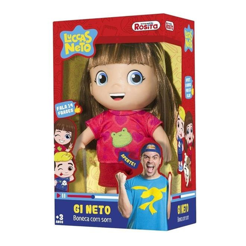 Brinquedo Boneca Pequena r Criança Menina Morena Giovana Aventureira  Gi Neto - Personagem Da História Desenho Infantil Luccas Neto - Rosita na  Americanas Empresas