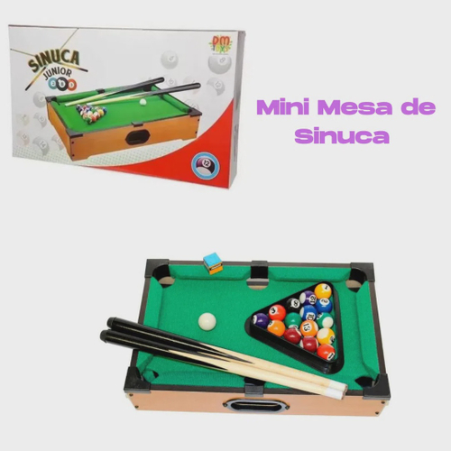 Jogo de Sinuca Junior no Shoptime