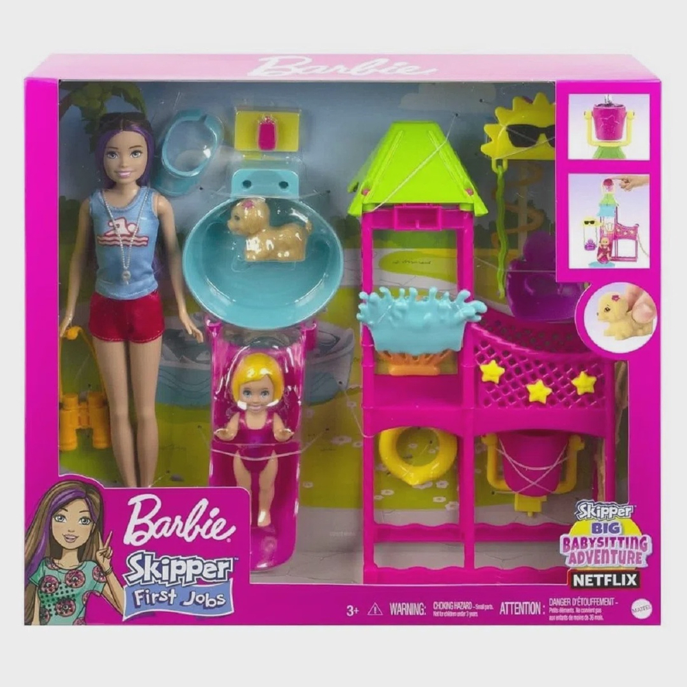 Boneca Barbie playset salão de beleza - Artigos infantis - Parque