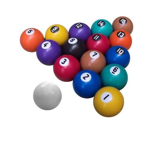 Jogo de Bola de Bilhar Sinuca de 50mm - Billiard - Bolas de Sinuca