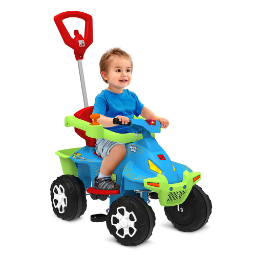 TRICICLO INFANTIL A PEDAL BANDEIRANTE COMFORT REF: 1312 - Preto