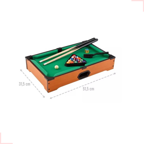 Kit 4 Jogo Mini Mesa De Sinuca Snooker Bilhar Infantil em Promoção na  Americanas