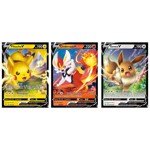 Cartas Pokémon Box Academia de Batalha 31495 - Copag - Deck de