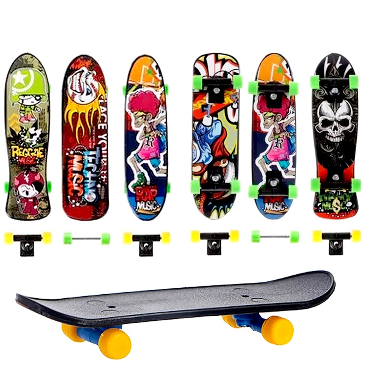 Kit Com Dois Skate De Dedo Fingerboard Brinquedo - Art Brink