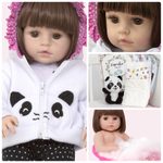 Roupinha de Pandinha Infantil Bebe Boneca Reborn - Malki toys