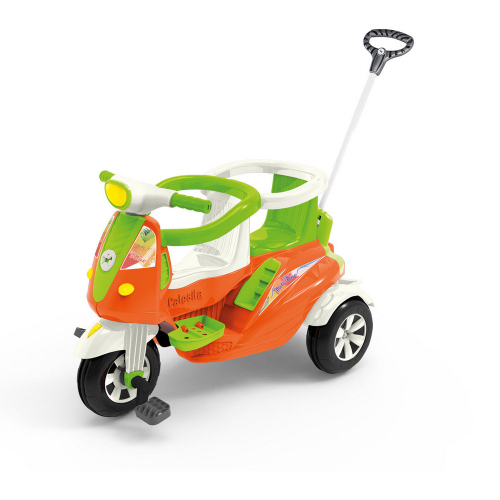 Smart Quad Passeio Pedal Quadriciclo Haste Carrinho Carro Infantil Criança  Meninos Meninas Presente Empurrador Bebê Velotrol