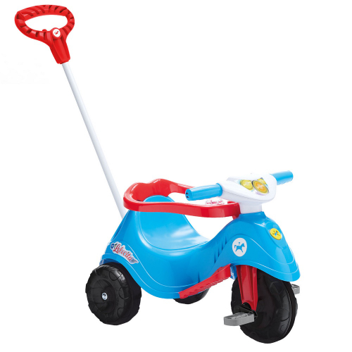 Patinete e Triciclo Infantil 2 em 1 Belfix Vermelho e Azul